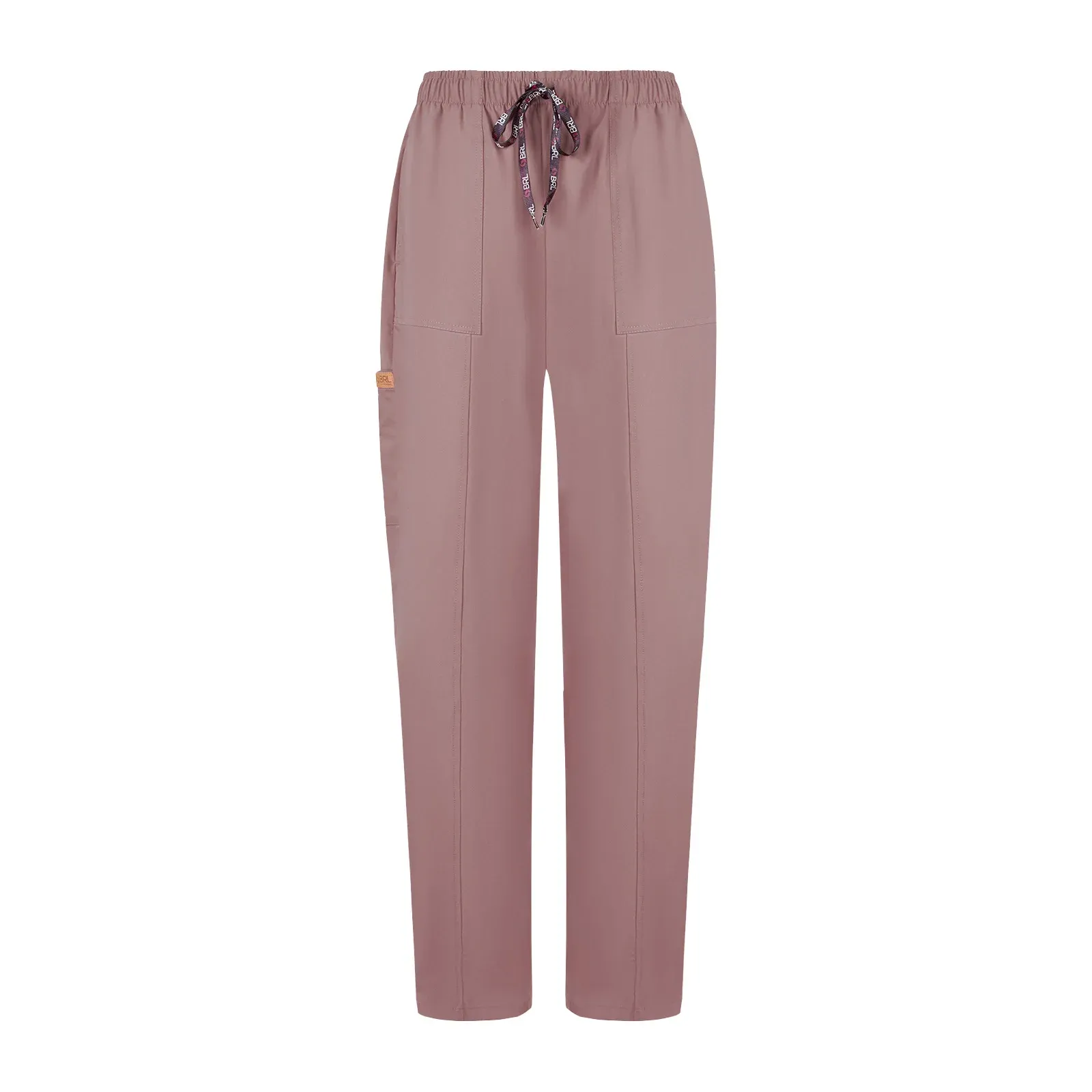 Koyu-Pudra-Kadin-Ozel-Cep-ve-Dikisli-Likrali-Cerrahi-Pantolon-1-2 Koyu Pudra Kadın Özel Cep Ve Dikişli Likralı Cerrahi Pantolon - Görsel 1