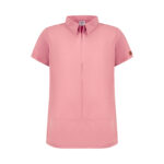 Leylak Kadın Gizli Fermuar Yan Cepli Polo Yaka Doktor Ve Hemşire Cerrahi Forma Üst - Görsel 2