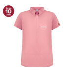 Leylak Kadın Gizli Fermuar Yan Cepli Polo Yaka Doktor Ve Hemşire Cerrahi Forma Üst