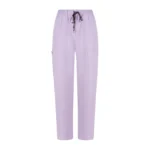 Lila Kadın Özel Cep Ve Dikişli Likralı Cerrahi Pantolon