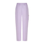 Lila Kadın Özel Cep Ve Dikişli Likralı Cerrahi Pantolon - Görsel 4