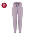 Lila Unisex Jogger Likralı Cerrahi Pantolon