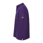 Mor Erkek Çıt Çıtlı Likralı Doktor ve Hemşire Cerrahi Forması Üst - Görsel 3