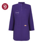 Mor Tesettür Likralı Doktor Ve Hemşire Cerrahi Üniforma Forma Takımı