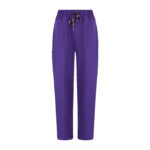 Mor Tesettür Likralı Doktor Ve Hemşire Cerrahi Üniforma Forma Takımı - Görsel 6