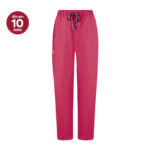 Nar Çiçeği Kadın Özel Cep Ve Dikişli Likralı Cerrahi Pantolon