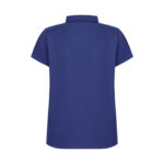 Parlament Mavi Kadın Gizli Fermuar Yan Cepli Polo Yaka Doktor Ve Hemşire Cerrahi Forma Üst - Görsel 4