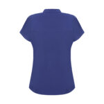 Parlement Mavi Kadın Çıt Çıtlı Likralı Hakim Yaka Doktor Ve Hemşire Cerrahi Forma Üst - Görsel 4