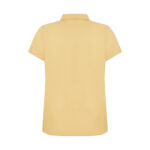 Sarı Kadın Gizli Fermuar Yan Cepli Polo Yaka Doktor Ve Hemşire Cerrahi Forma Üst - Görsel 4