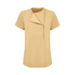 Sarı Kadın  Özel Yaka Gizli Fermuarlı Doktor Ve Hemşire Cerrahi Forması Üst - Görsel 2
