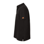 Siyah Erkek Çıt Çıtlı Likralı Doktor Ve Hemşire Cerrahi Forması Üst - Görsel 3