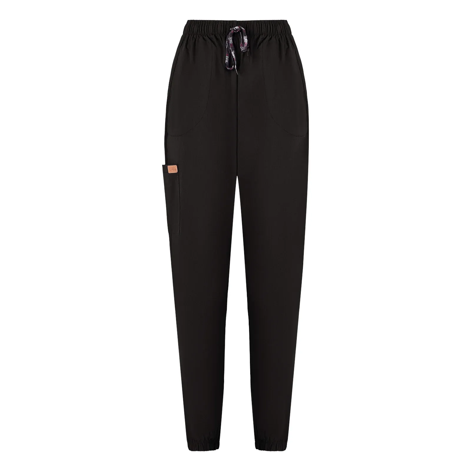 Siyah-Unisex-Jogger-Likrali-Cerrahi-Pantolon-1-3 Siyah Unisex Jogger Likralı Cerrahi Pantolon - Görsel 1