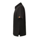 Siyah Unisex Likralı  Doktor ve Hemşire Cerrahi Forması Üst - Görsel 3