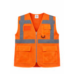 Turuncu Fileli Mühendis Yeleği - Görsel 2