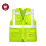 Sarı Fileli Mühendis Yeleği