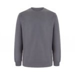 Gri Bisiklet Yaka Sweatshirt - Görsel 2