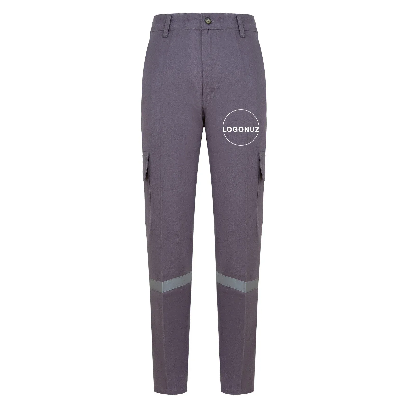 Gri-Gabardin-is-pantolon-1-1 Gri Gabardin İş Pantolon - Görsel 1