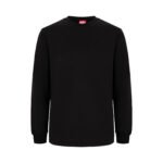 Siyah Bisiklet Yaka Sweatshirt - Görsel 2