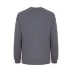 Gri Bisiklet Yaka Sweatshirt - Görsel 4