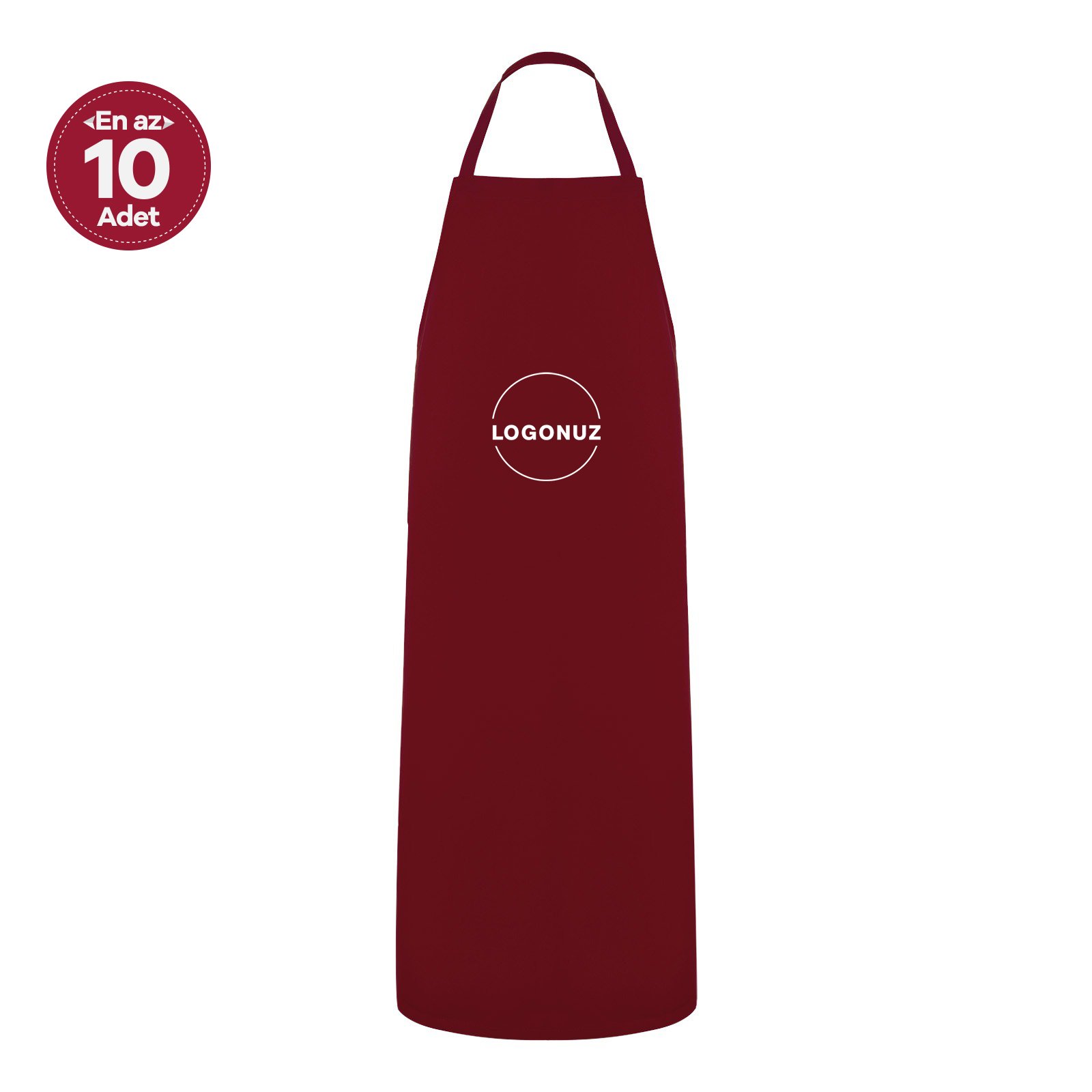 bordo askılı önlük Bordo Askılı Önlük - Görsel 1
