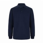 Lacivert Polo Yaka Sweatshirt - Görsel 2