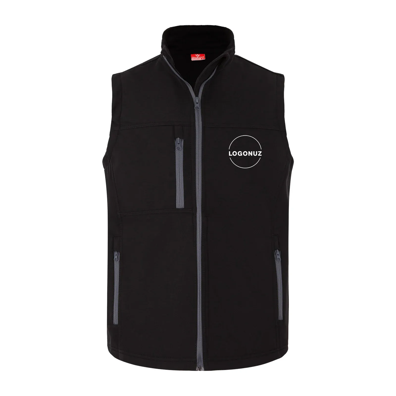 siyah-gri-softshell-yelek-1-1 Siyah-Gri Softshell Yelek - Görsel 1