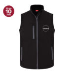 Siyah-Gri Softshell Yelek