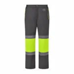 Sarı-Gri Reflektif Diz Takviyeli Softshell Pantolon