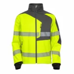 Sarı-Gri Reflektif Teknik Softshell Mont