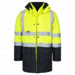 Sarı-Lacivert 5’i 1 Arada Reflektif Oxford Parka