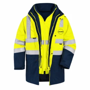 Sarı-Lacivert Reflektif 5+1 Oxford Parka
