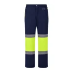 Sarı-Lacivert Reflektif Diz Takviyeli Softshell Pantolon