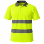 Sarı Reflektif Coolpass Polo Yaka Tişört