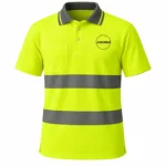 Sarı Reflektif Coolpass Polo Yaka Tişört