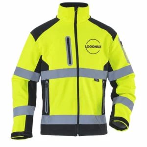 Sarı Reflektif Softshell Mont