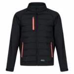 Siyah-Turuncu Fermuarlı Proline Softshell Mont