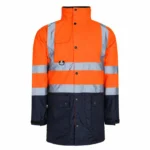 Turuncu-Lacivert 5’i 1 Arada Reflektif Oxford Parka