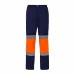 Turuncu-Lacivert Reflektif Diz Takviyeli Softshell Pantolon