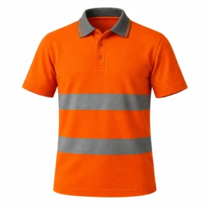 Turuncu Reflektif Coolpass Polo Yaka Tişört