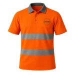 Turuncu Reflektif Coolpass Polo Yaka Tişört