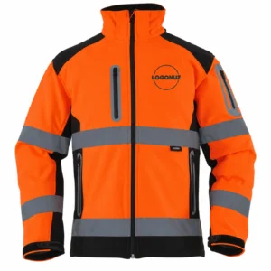 Turuncu Reflektif Softshell Mont
