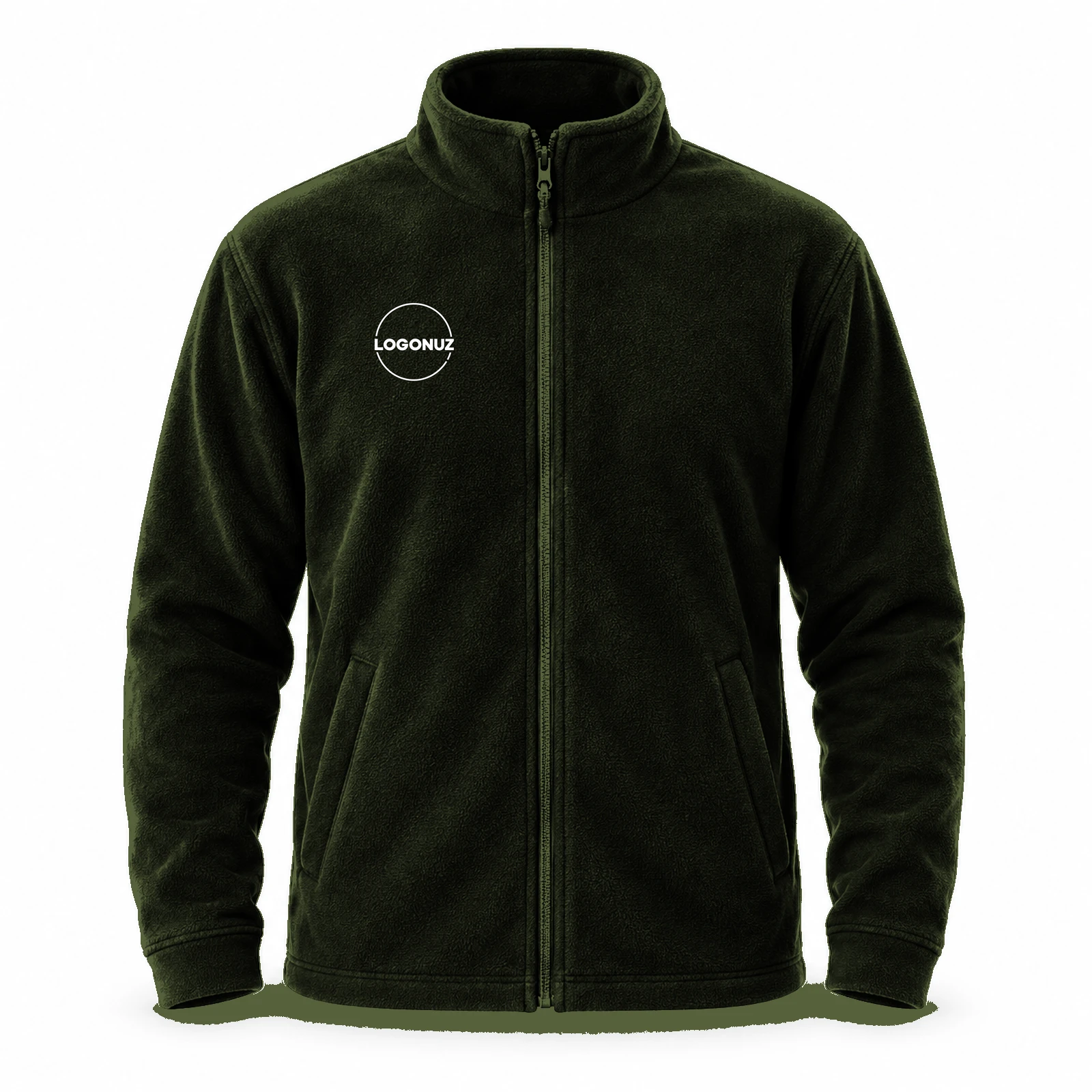 PLEKFCHA01-featured-scale-plus30-v5 Haki Ekonomik Fleto Cep Polar Ceket - Görsel 1