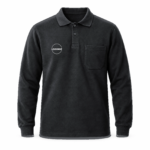 Füme Ekonomik Polo Yaka 2 İplik Sweatshirt