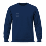 Lacivert Ekonomik Sıfır Yaka 2 İplik Sweatshirt