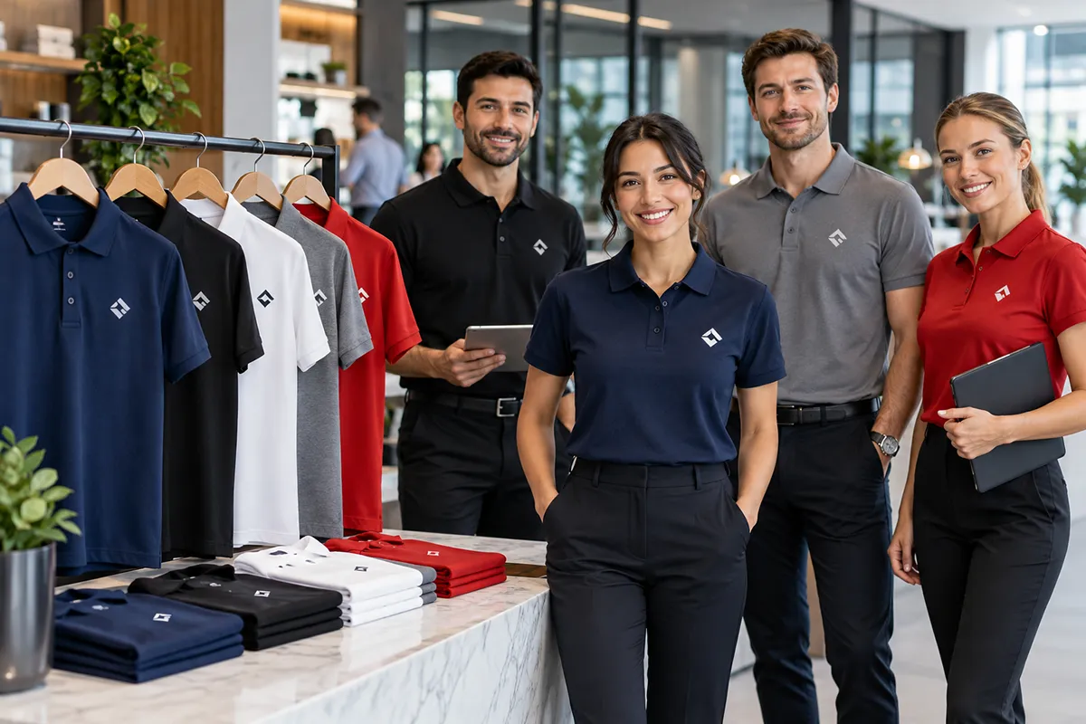 Firmaya Özel Baskılı Polo Yaka Tişörtler