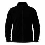 Siyah Ekonomik Fleto Cep Polar Ceket - Görsel 2