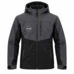 Füme-Siyah Ekonomik Softshell Parçalı Mont
