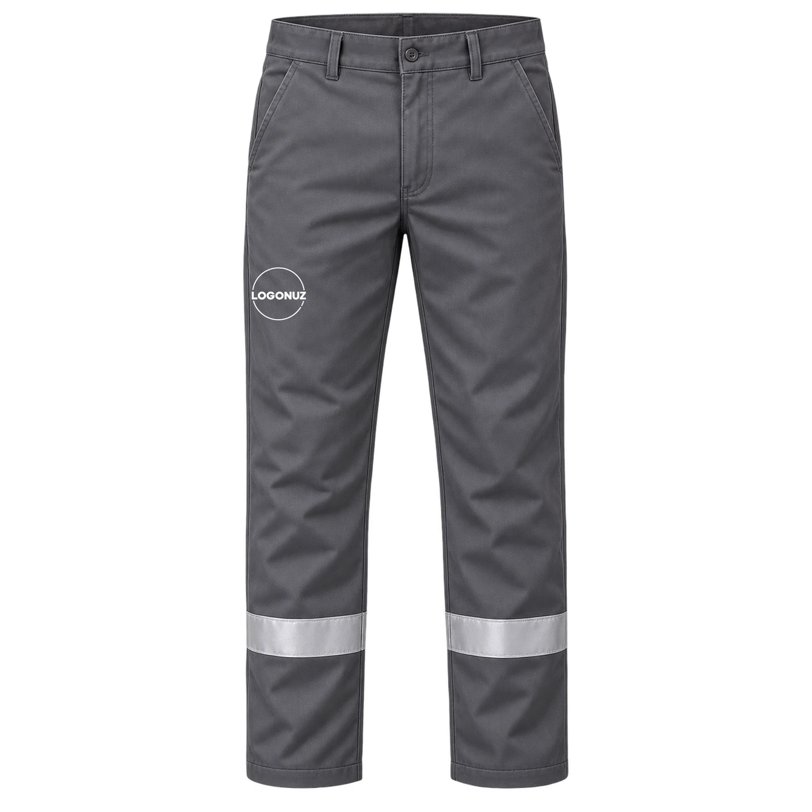 Gri Ekonomik 7/7 Pamuk Gabardin Pantolon – LOGONUZ featured Gri Ekonomik 7/7 Pamuk Gabardin Pantolon - Görsel 1
