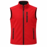 Kırmızı Ekonomik Softshell Yelek - Görsel 2