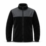 Füme-Siyah Ekonomik Softshell Robalı Polar Ceket - Görsel 2